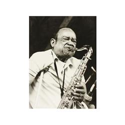 299 Stephanie Myers (XX)Retrato de Benny Carter y Arnett Cobb, festival de Jazz de Venecia, 1984.Gel