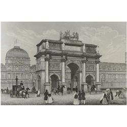317 Jean Baptiste Marie Chamouin (XIX)Collection de vues de París prises au daguerréotype, s.f. (c.