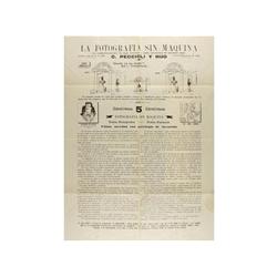318 Sociedad Italica. C. Pecciolo y hijoPublicidad fotográfica, 1893., 1893.Poster publicitario de l