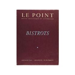 REVISTA: Robert Doisneau. Bistrots. Le Point. Revue Artistique et littéraire, Souillac, 1960. 4º men