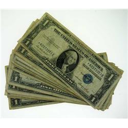 (20) Circulated Silver Certificates