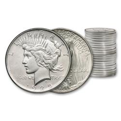 (20) Uncirculated Peace Silver Dollars