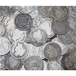 Lot of 10 Barber Dimes- From Photo-