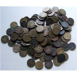 Lot of (100) Indian Head Cents-