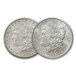 1898 & 1902 UNC Morgans