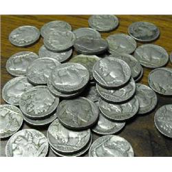 Lot of 40 Buffalo Nickels- From Photo-