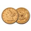 Image 1 : $ 5 Liberty Gold US Minted Coin Random