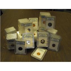 Lot of (100) Slabbed and Graded BU PLUS Coins