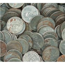 Lot of 100 Steel War Cents-