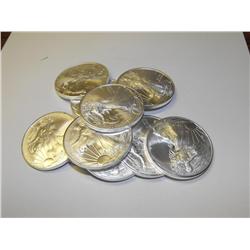 Lot of 10 Silver Eagle from Cache