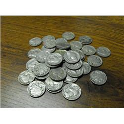 Lot of  40 Buffalo Nickels-