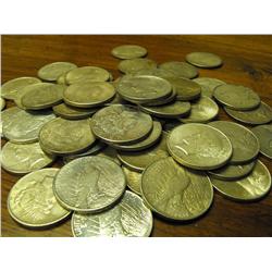 Lot of 20 Peace Dollars from cache