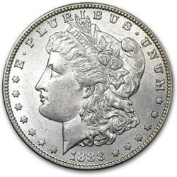 1888 Unc Morgan Silver dollar