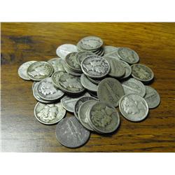 50 Dimes 1916-40's Random