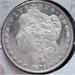 1879 S UNC Morgan Silver Dollar