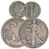 Image 1 : 1945 Walking Liberty - Mercury Dime