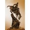 Image 1 : The Mountain Man Bronze by Frederick Remington,signed into the bronze. 20"x10"