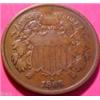 Image 1 : 1865 RARE TWO CENT 2 CENT PIECE