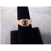 Image 1 : 2 Ct Diamond & Amethyst 14K Gold Ring, 4.1 Grams