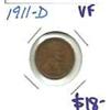 Image 1 : RARE DATE 1911 D LINCOLN WHEAT CENT