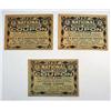 Image 1 : LOT OF 3 1943 WW2 ERA US NATIONAL PROFIT SHARING C