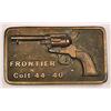 Image 1 : VINTAGE FRONTIER COLT 44-40 BRASS BELT BUCKLE - Da