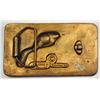 Image 2 : VINTAGE FRONTIER COLT 44-40 BRASS BELT BUCKLE - Da