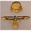 Image 2 : WW2 GERMAN NAZI WAFFEN SS GENERAL CAP INSIGNIA - M