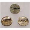 Image 2 : LOT OF 3 WW2 GERMAN NAZI ENAMELED D.A.P. BADGES /