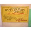 Image 2 : C. 1930'S PENDLETON ROUND-UP HAPPY CANYON EPHEMERA