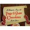 Image 2 : LARGE VINTAGE SANTA PAGE AND SHAW CHOCOLATES DIE-C