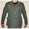 Image 1 : WW2 GERMAN NAZI GREEN WOOL JACKET W/ INSIGNIA - St