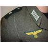 Image 2 : WW2 GERMAN NAZI GREEN WOOL JACKET W/ INSIGNIA - St