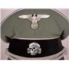 Image 2 : WW2 GERMAN NAZI SS VISOR CAP - Marked on inside Me