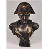 Image 1 : SMALL METAL BUST OF NAPOLEON - Marked on back A.E.