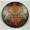 WW2 GERMAN NAZI R. D. R. ENAMELED BADGE / PINBACK