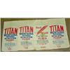 Image 1 : LOT OF 4 VINTAGE FLOUR ADVERTISING SACKS