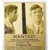 Image 2 : 1915 ARREST NOTICE FOR MAN VIOLATING PAROLE - PRES