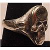 Image 3 : WW2 GERMAN NAZI OFFICERS SKULL RING - Poss. silver