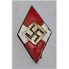 Image 1 : WW2 GERMAN NAZI ENAMELED BADGE / PINBACK - Maker m