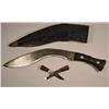 Image 1 : WW2 NEPAL GURKHA COMBAT KNIFE W/ LEATHER COVERED S
