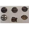 Image 2 : LOT OF 6 WW2 GERMAN NAZI ENAMELED PARTY BADGES - A