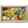 Image 2 : LOT OF VINTAGE MARBLES INCL. SHOOTERS