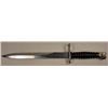 Image 2 : BAYONET W/ SCABBARD - Blade marked F+M in a circle