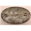 Image 2 : CIVIL WAR ERA CONFEDERATE BOX PLATE - BRASS - Appr