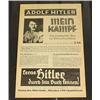 Image 1 : WW2 GERMAN NAZI ADVERTISEMENT FOR "MEIN KAMPF" - A