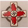 Image 1 : WW2 GERMAN NAZI FIREMANS BADGE / PINBACK - Maker m