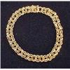 14K GOLD LADIES BRACELET - APPROX. 7.25" LONG - To