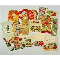 LOT OF VINTAGE EPHEMERA - Incl. Victorian Trade Ca