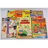 LOT OF 8 VINTAGE COMIC BOOKS - 10 CENT - 50 CENT C